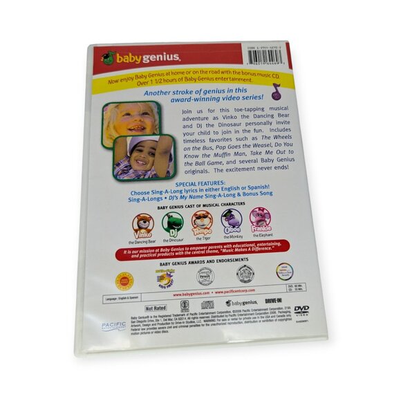 Baby Genius Favorite Children's Songs DVD Sealed-2006 - Picture 8 of 11